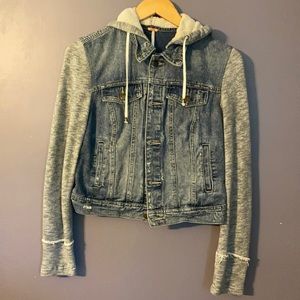 FREE PEOPLE CROPPED MOTO JACKET